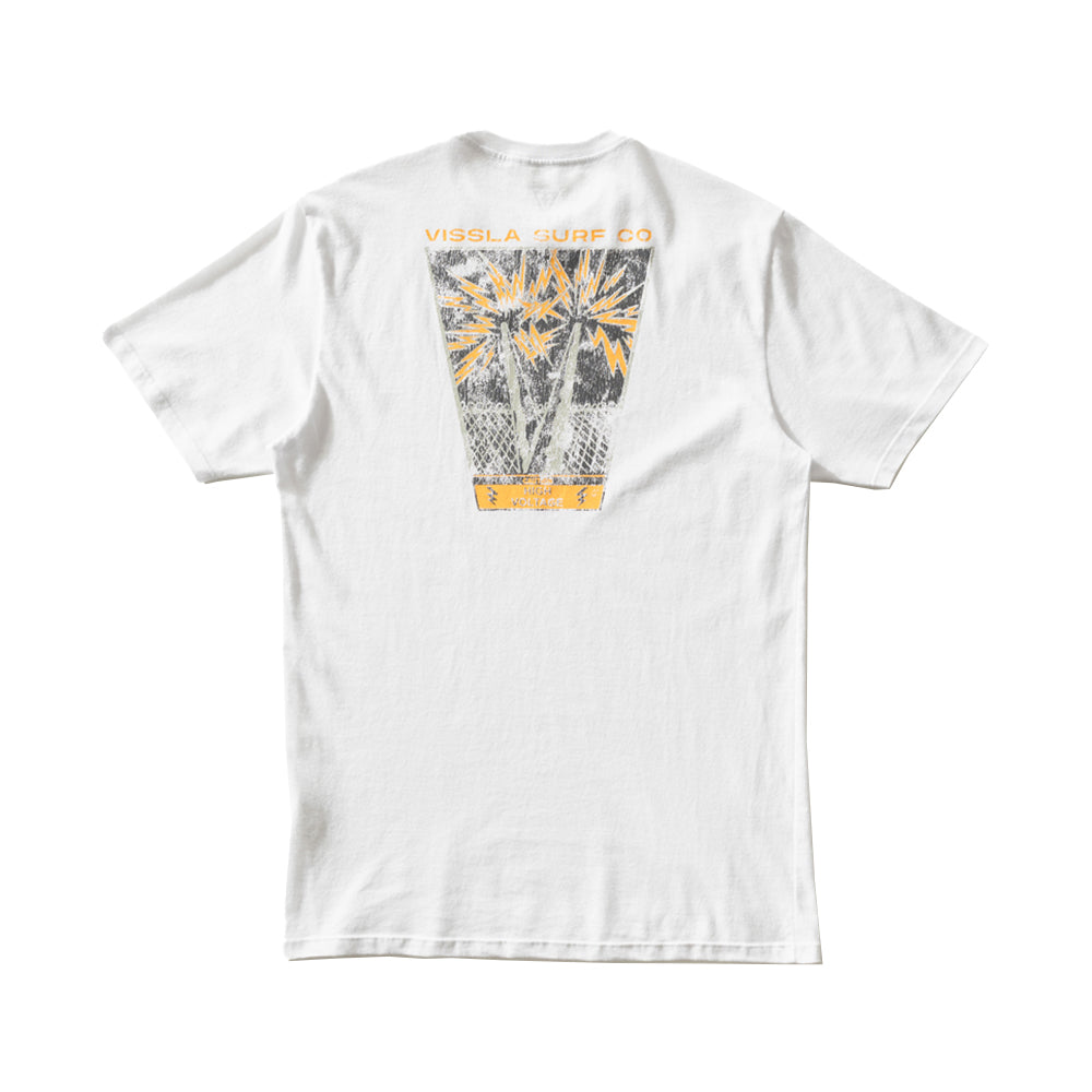 Camiseta Manga Curta Branca Vissla Voltage