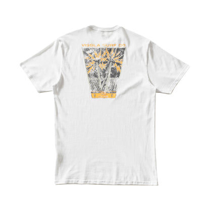 Camiseta Manga Curta Branca Vissla Voltage