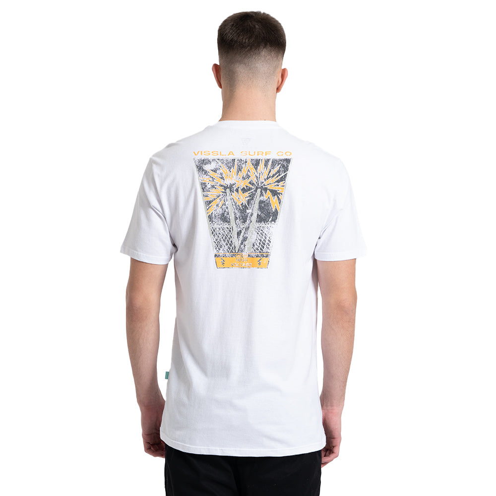Camiseta Manga Curta Branca Vissla Voltage
