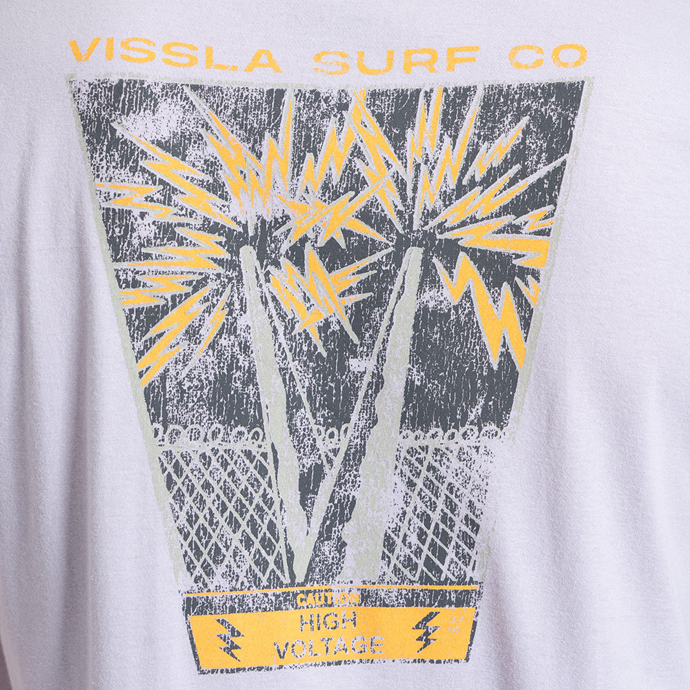 Camiseta Manga Curta Lilás Vissla Voltage