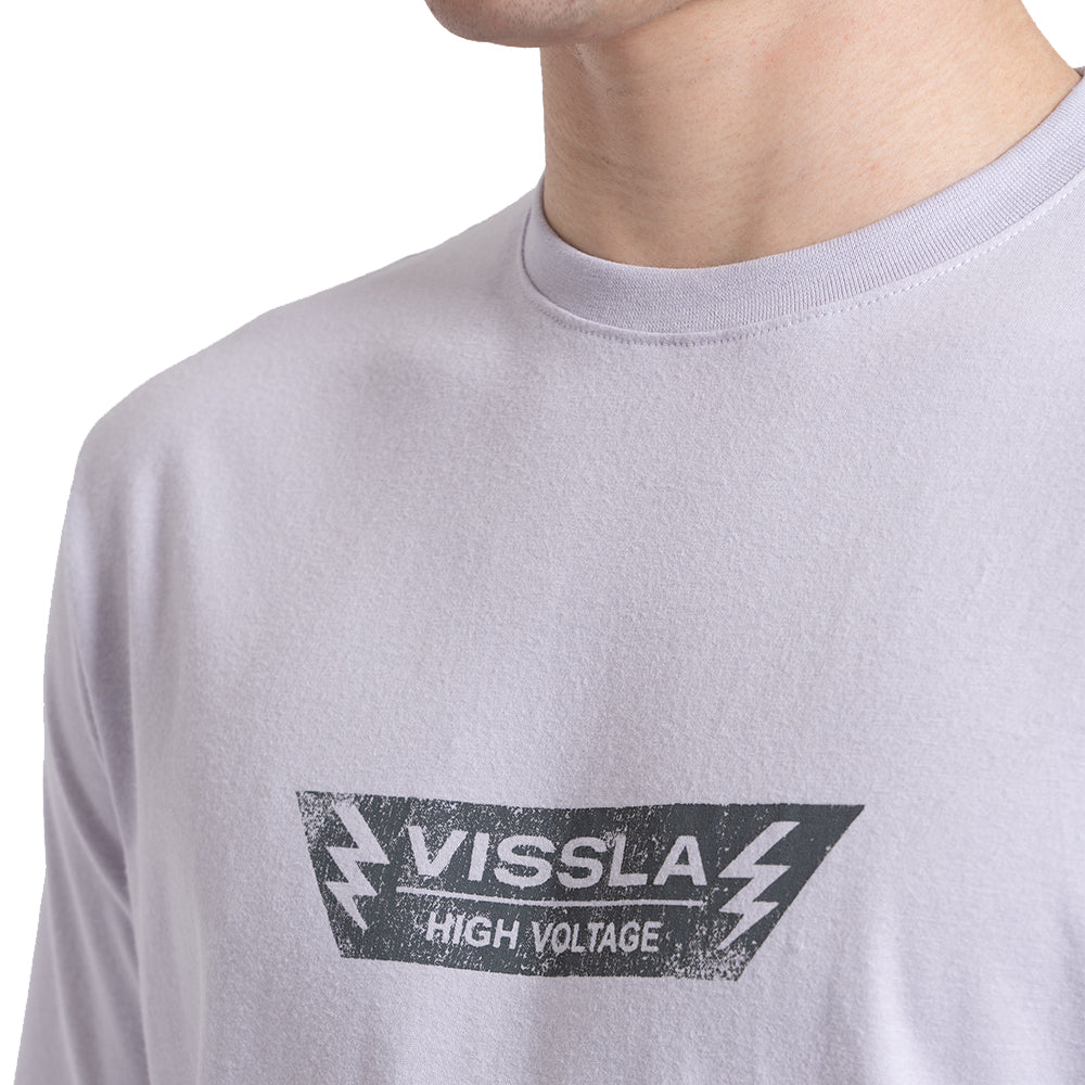 Camiseta Manga Curta Lilás Vissla Voltage