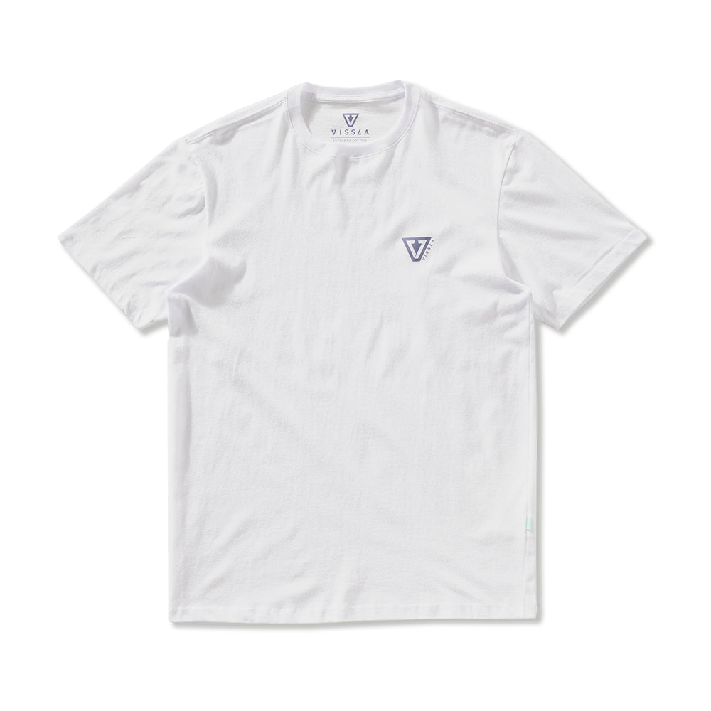 Camiseta Vissla Established Branca Manga Curta