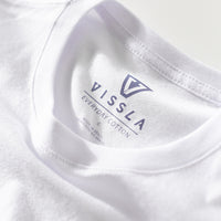 Thumbnail for Camiseta Vissla Established Branca Manga Curta