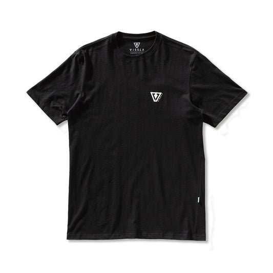 Camiseta Vissla Established Preta Manga Curta