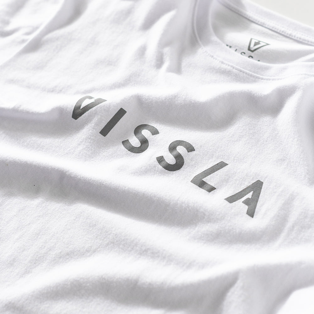 Camiseta Vissla Foundation Branca Manga Curta