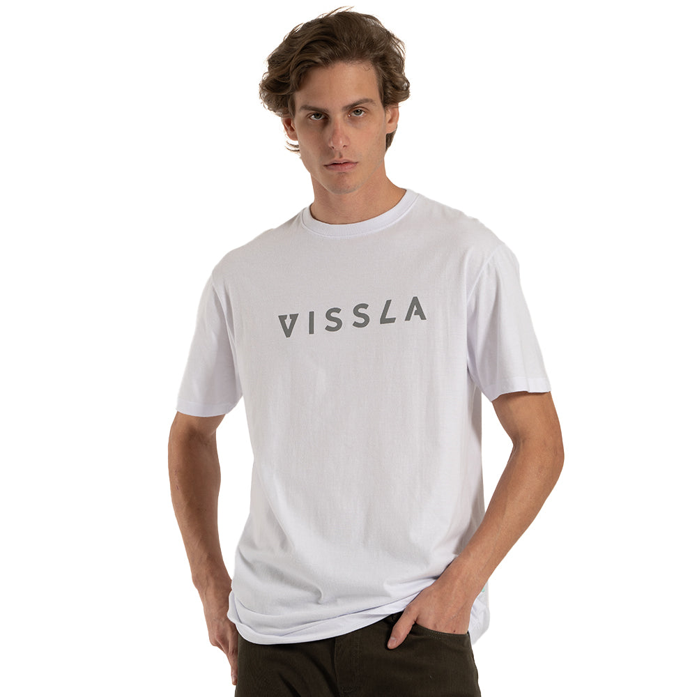 Camiseta Vissla Foundation Branca Manga Curta