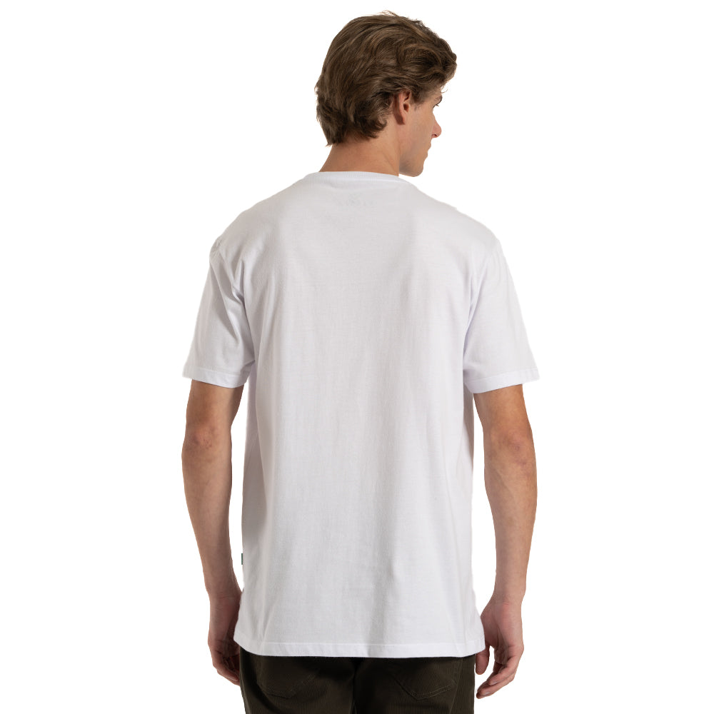 Camiseta Vissla Foundation Branca Manga Curta