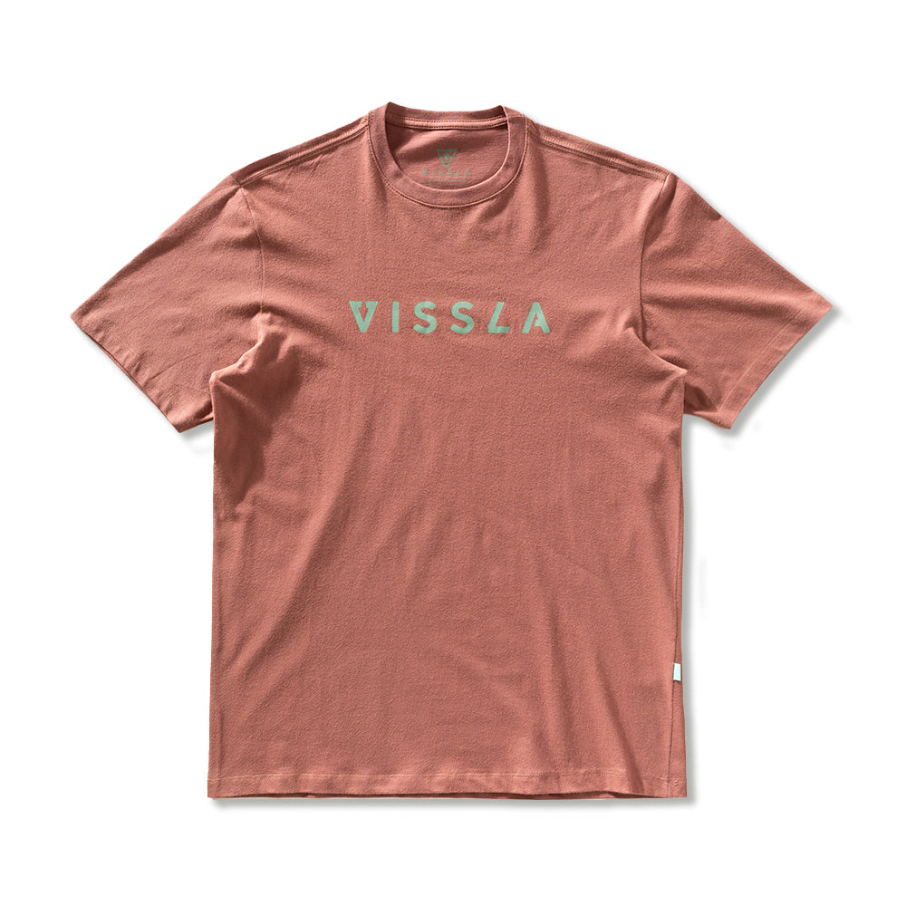 Camiseta Vissla Foundation Rosé Manga Curta