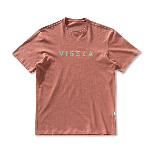 Camiseta Vissla Foundation Rosé Manga Curta
