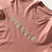 Thumbnail for Camiseta Vissla Foundation Rosé Manga Curta