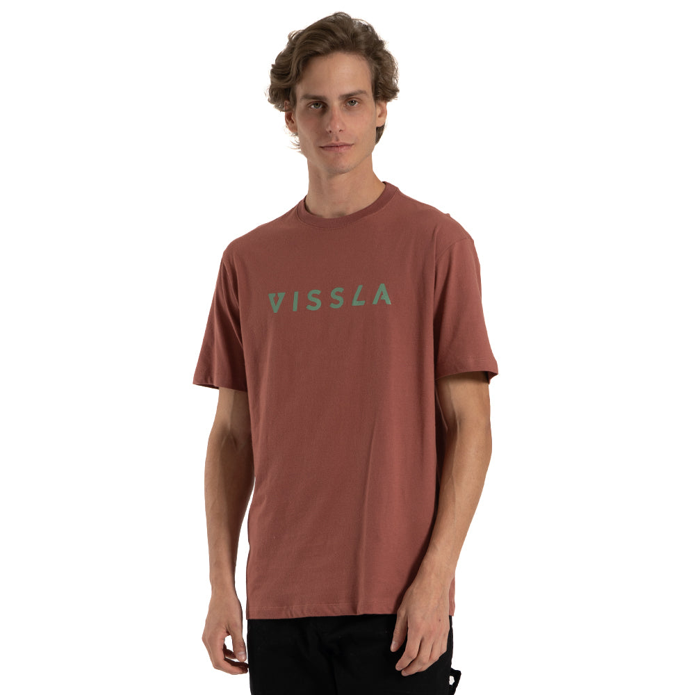 Camiseta Vissla Foundation Rosé Manga Curta