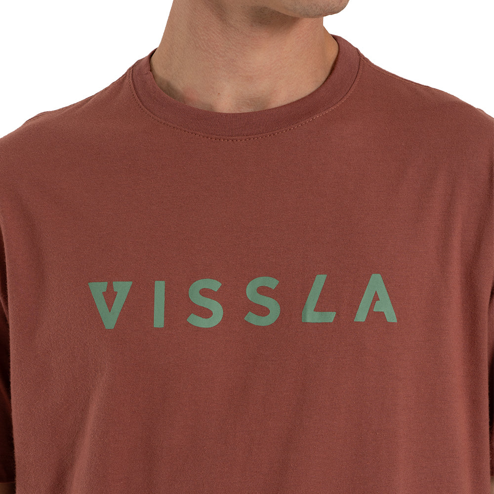 Camiseta Vissla Foundation Rosé Manga Curta