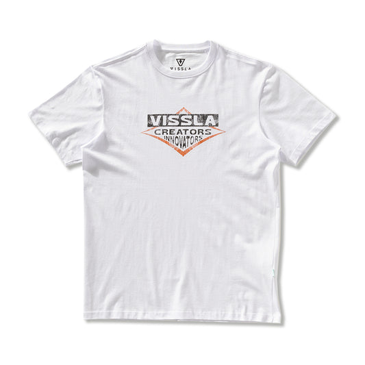 Camiseta Vissla Beast Branca Manga Curta