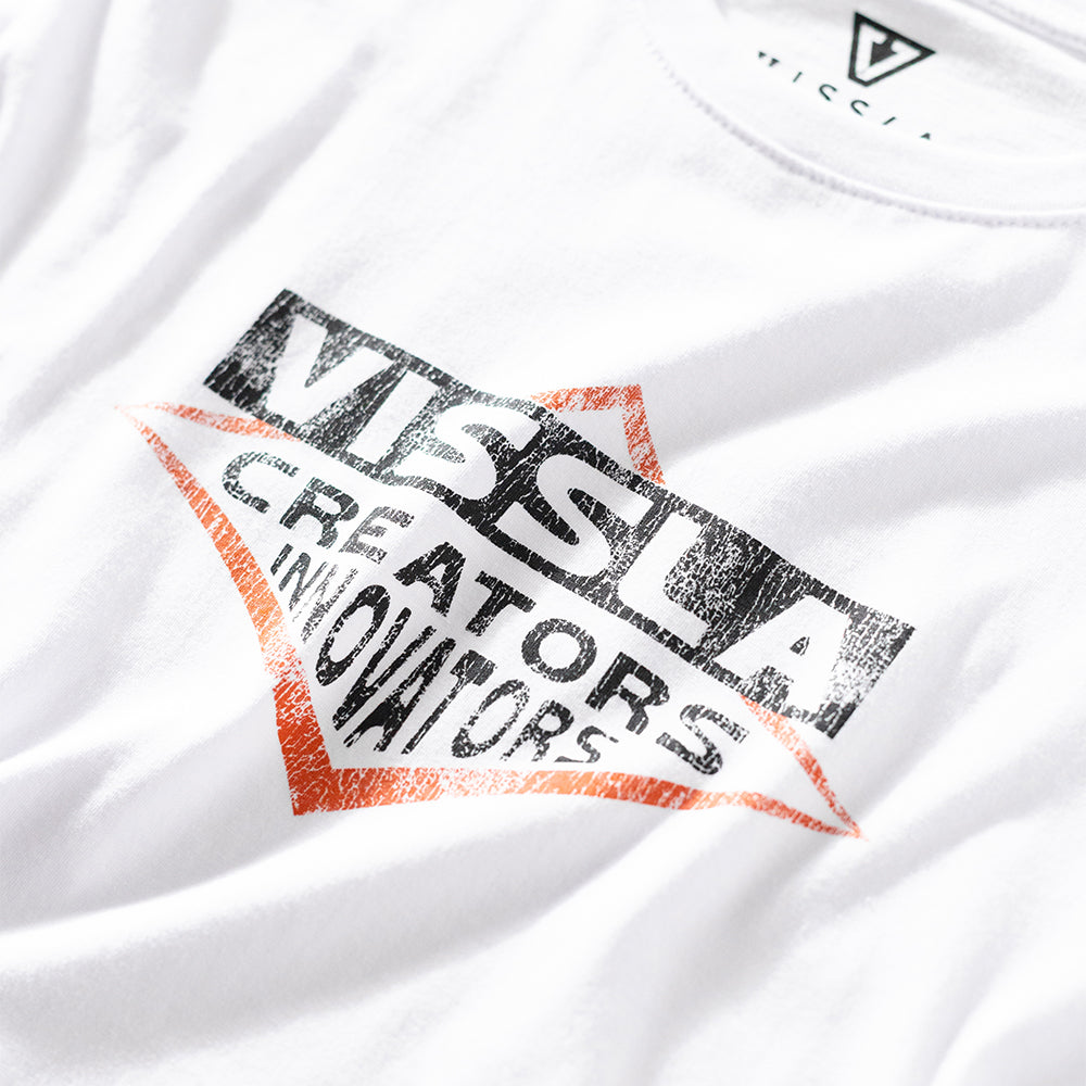 Camiseta Vissla Beast Branca Manga Curta