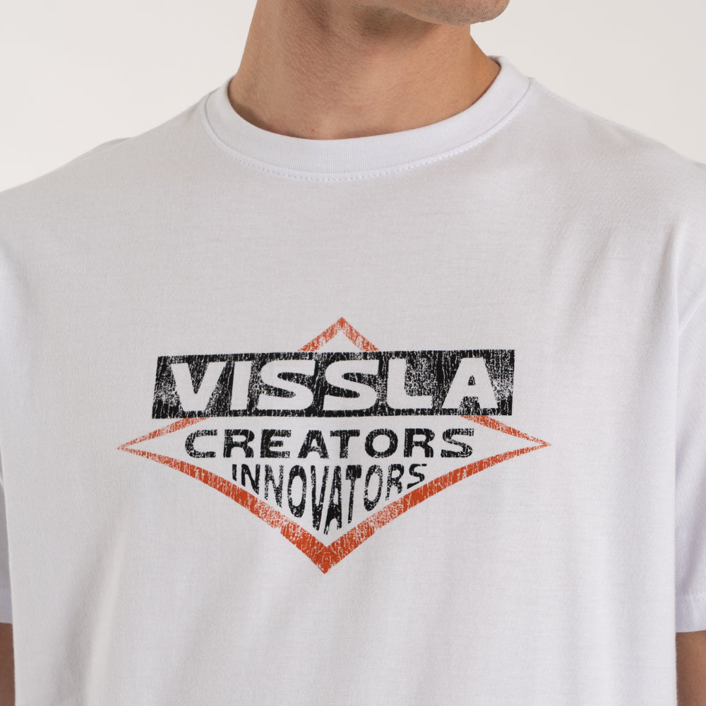 Camiseta Vissla Beast Branca Manga Curta