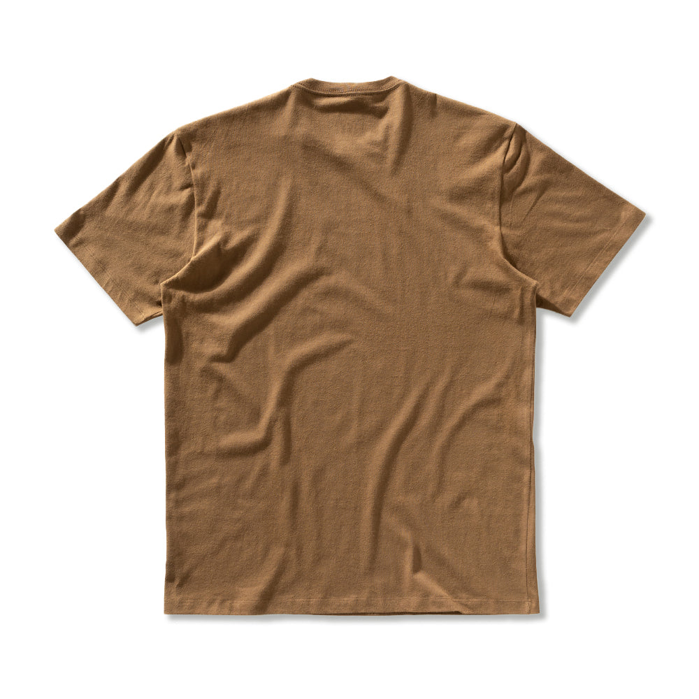 Camiseta Vissla Beast Marrom Manga Curta