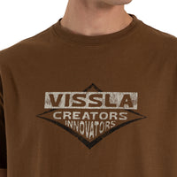 Thumbnail for Camiseta Vissla Beast Marrom Manga Curta