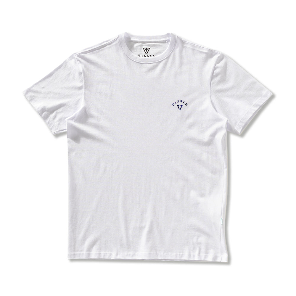 Camiseta Vissla Coast Branca Manga Curta