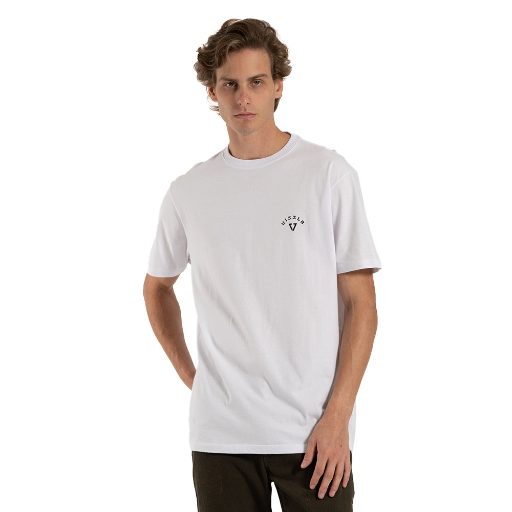 Camiseta Vissla Coast Branca Manga Curta