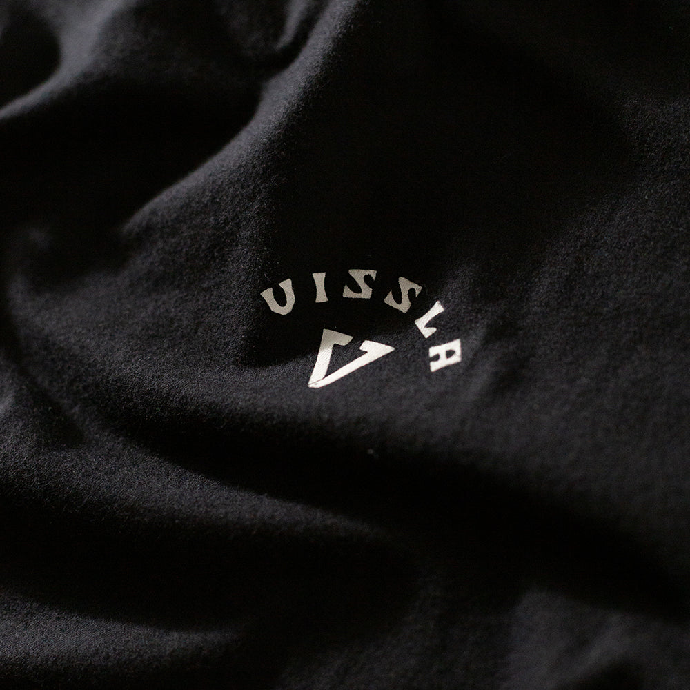 Camiseta Vissla Coast Preta Manga Curta