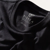 Thumbnail for Camiseta Vissla Coast Preta Manga Curta