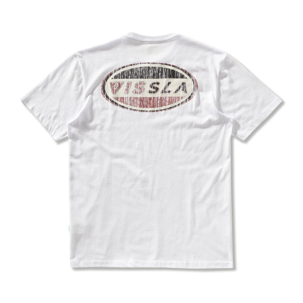 Camiseta Vissla Fast Branca Manga Curta