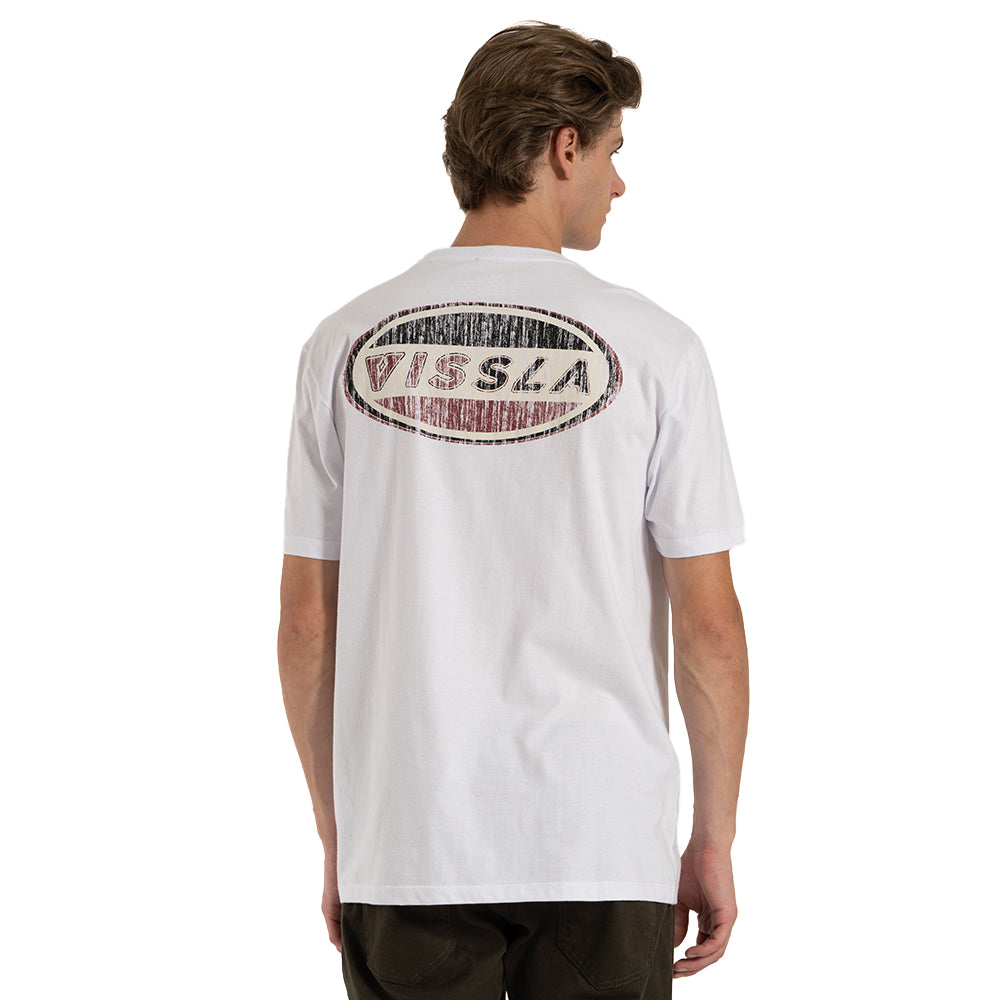 Camiseta Vissla Fast Branca Manga Curta