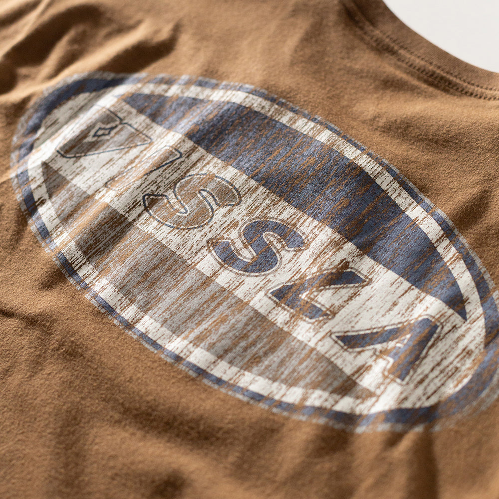 Camiseta Vissla Fast Marrom Manga Curta