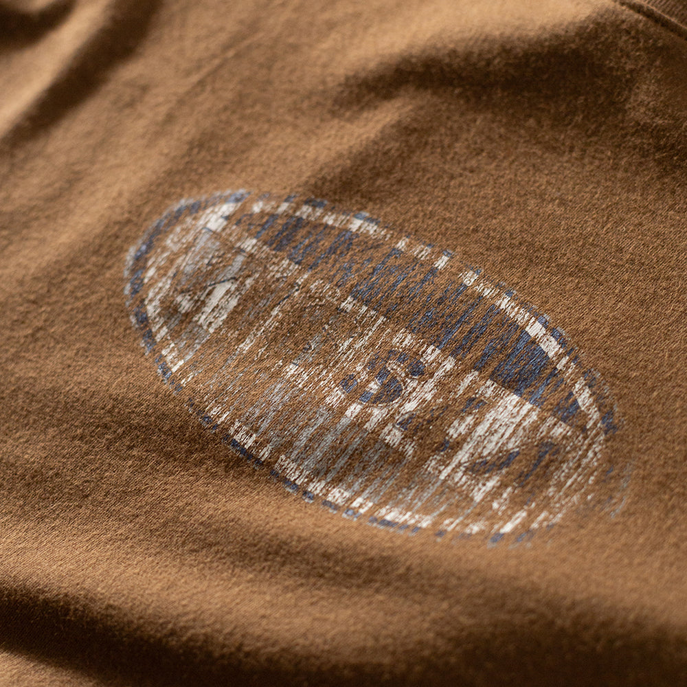 Camiseta Vissla Fast Marrom Manga Curta