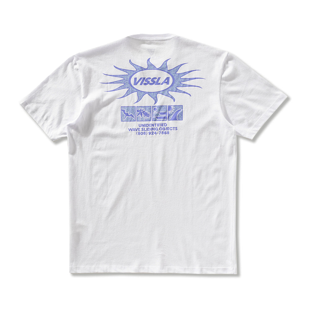 Camiseta Vissla Unidentified Branca Manga Curta