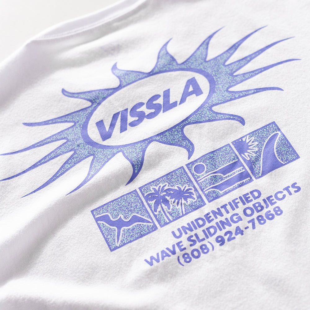 Camiseta Vissla Unidentified Branca Manga Curta