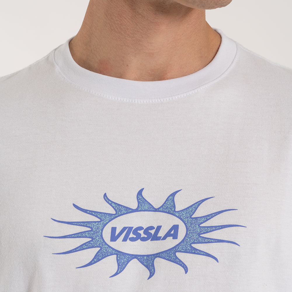 Camiseta Vissla Unidentified Branca Manga Curta