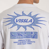 Thumbnail for Camiseta Vissla Unidentified Branca Manga Curta