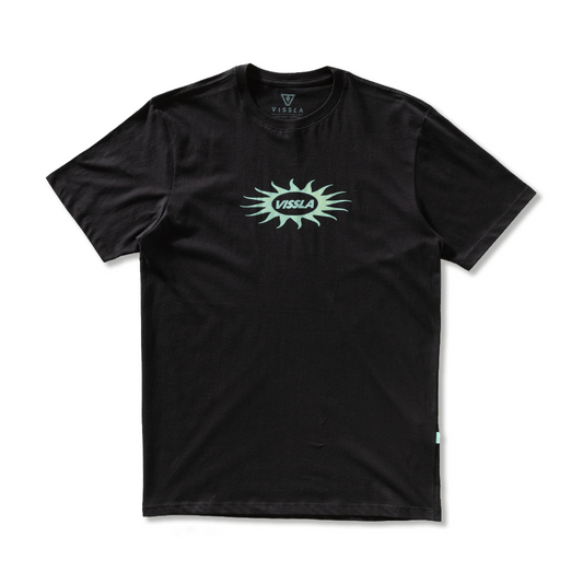 Camiseta Unidentified Vissla Preto Estonada