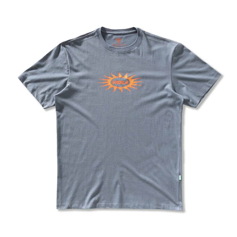 Camiseta Vissla Unidentified Azul Manga Curta