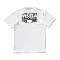 Thumbnail for Camiseta Vissla Top Tier Branca Manga Curta