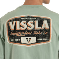 Thumbnail for Camiseta Vissla Top Tier Verde Clara Manga Curta