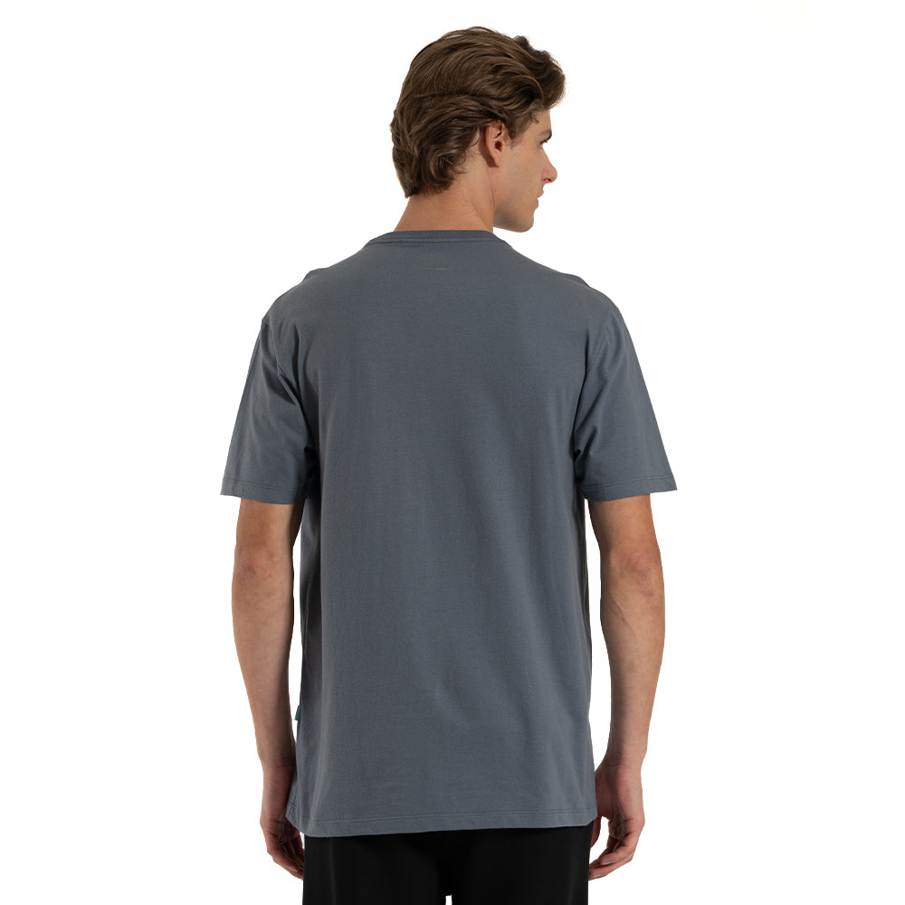 Camiseta Vissla Made in The Shade Azul Escuro Manga Curta