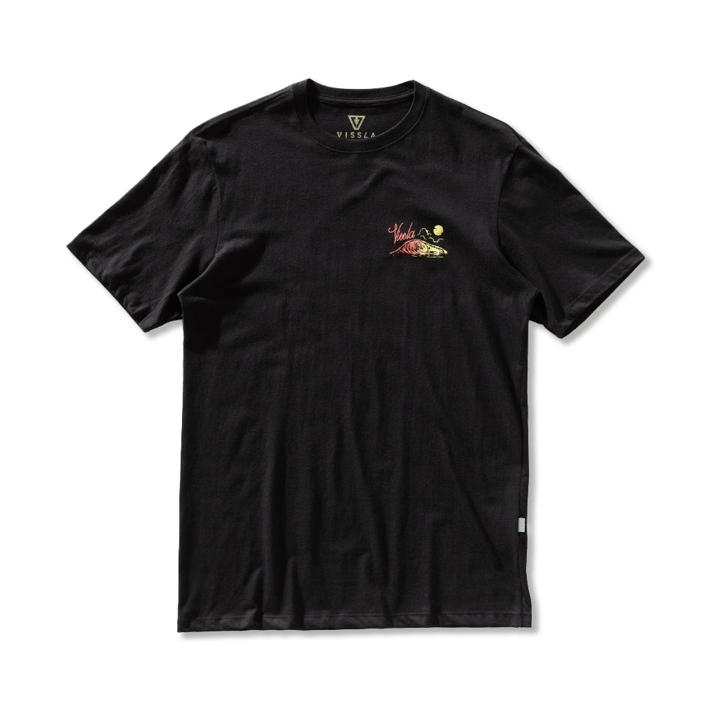 Camiseta Vissla Wave Pool Warriors Preta Manga Curta