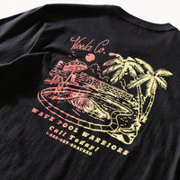 Thumbnail for Camiseta Vissla Wave Pool Warriors Preta Manga Curta