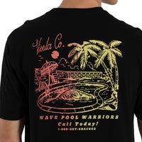 Thumbnail for Camiseta Vissla Wave Pool Warriors Preta Manga Curta