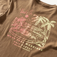 Thumbnail for Camiseta Vissla Wave Pool Warriors Marrom Manga Curta