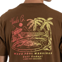 Thumbnail for Camiseta Vissla Wave Pool Warriors Marrom Manga Curta
