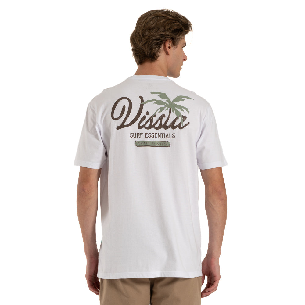 Camiseta Vissla Essentials Branca Manga Curta