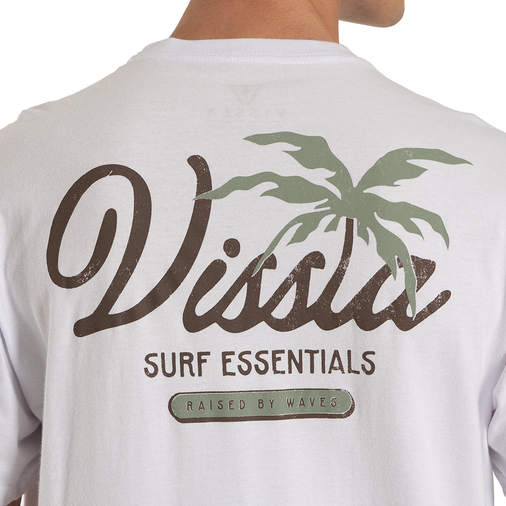 Camiseta Vissla Essentials Branca Manga Curta