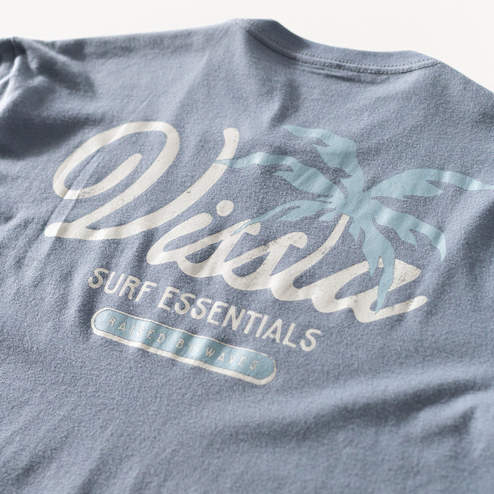 Camiseta Vissla Essentials Azul Escuro Manga Curta