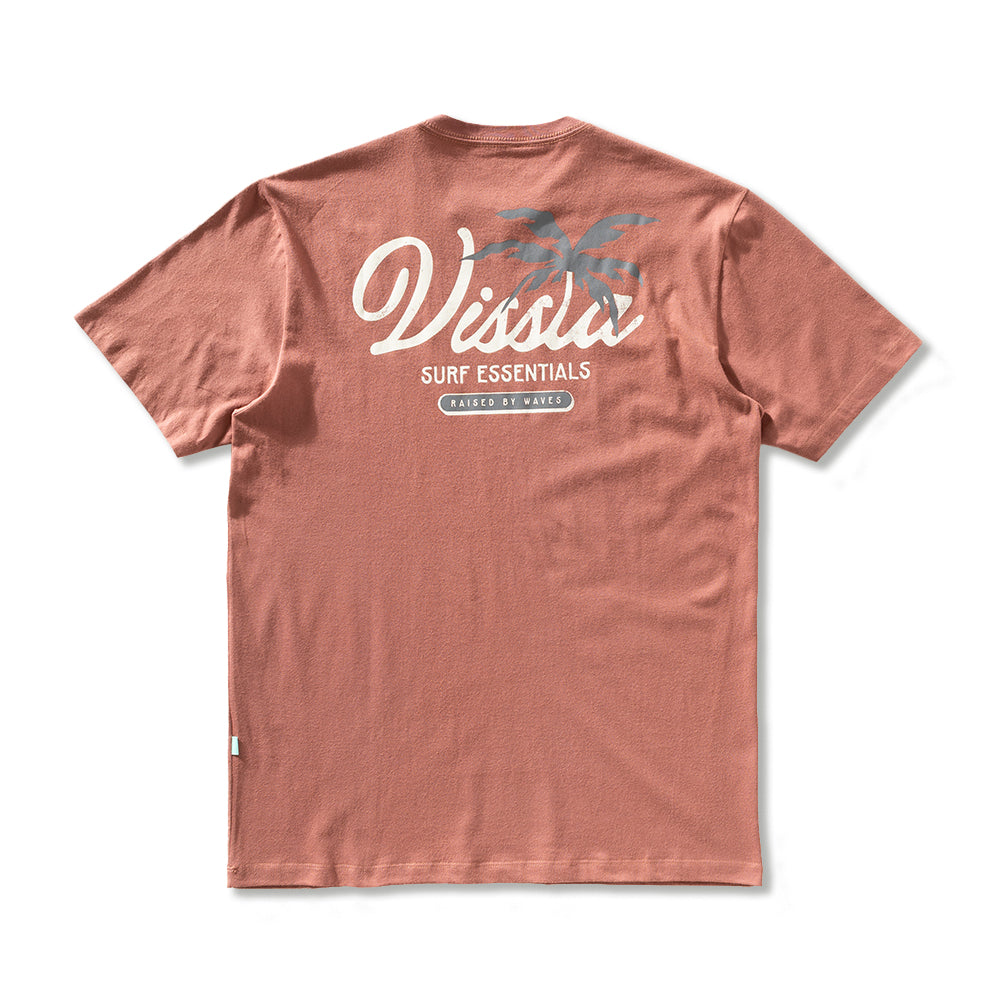 Camiseta Vissla Essentials Rosé Manga Curta
