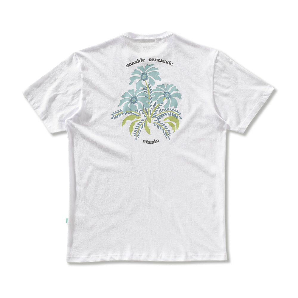 Camiseta Vissla Seaside Serenade Branca Manga Curta