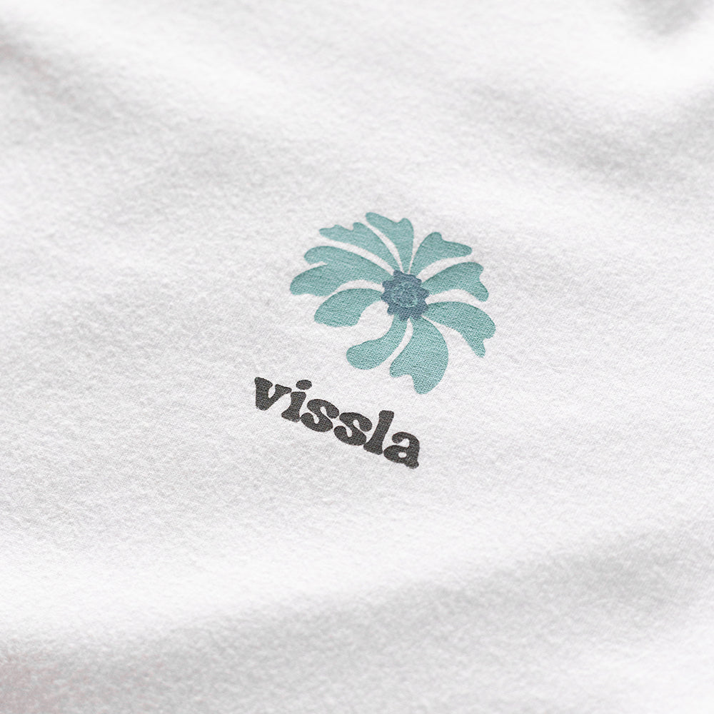 Camiseta Vissla Seaside Serenade Branca Manga Curta
