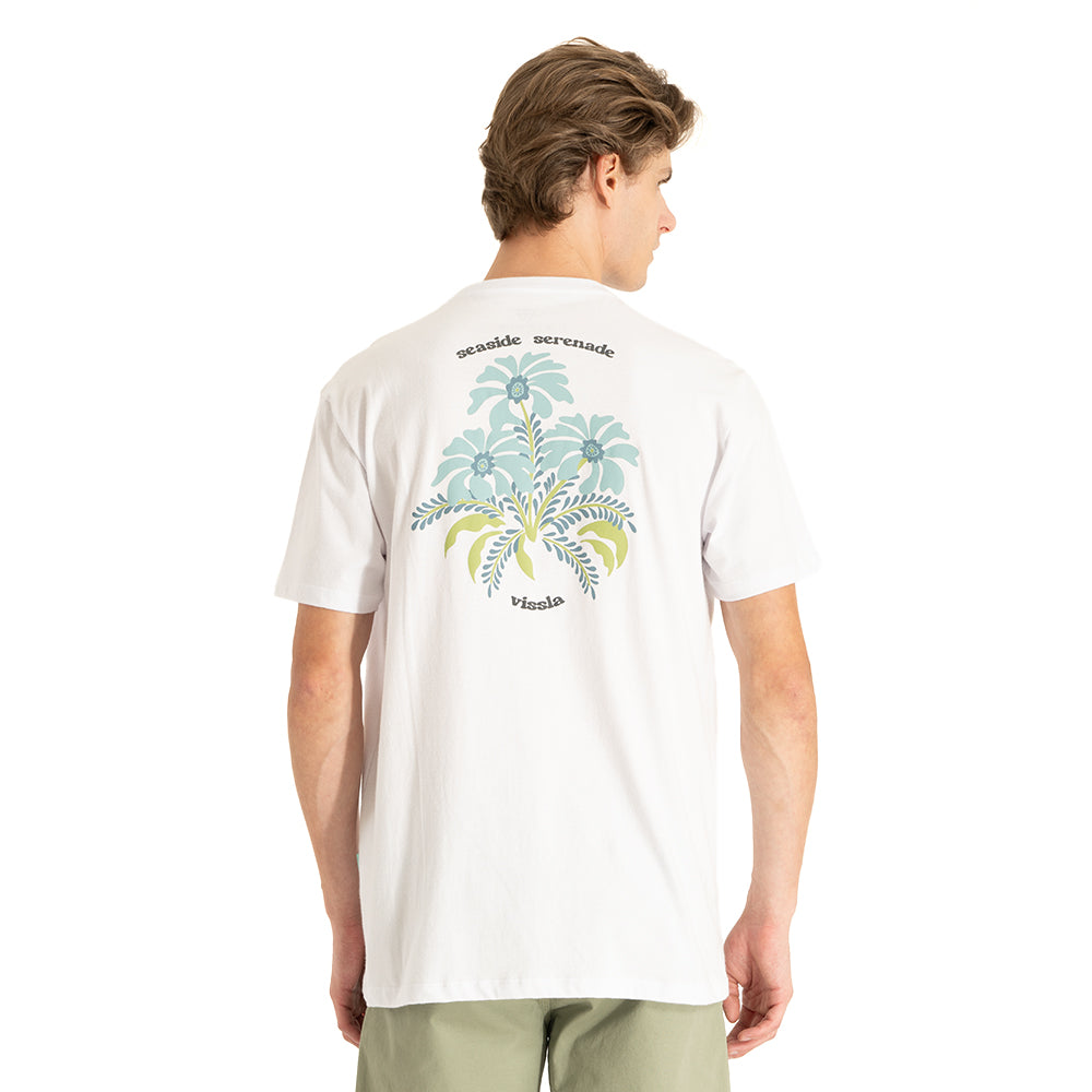 Camiseta Vissla Seaside Serenade Branca Manga Curta